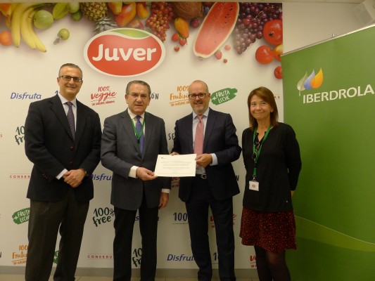 Juver elige a Iberdrola para fabricar todos sus zumos con energía verde