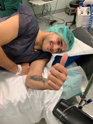 Maxi Gómez, operado con éxito