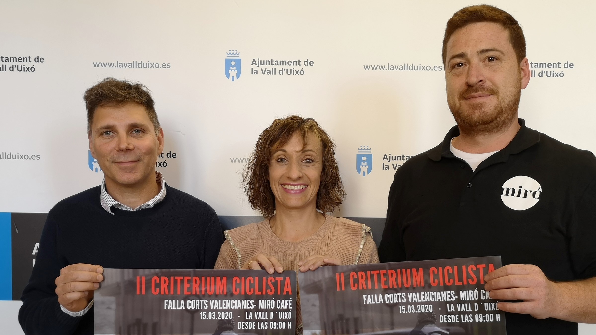 La Vall d'Uixó presenta el 'II Criterium Ciclista' de la Falla Corts Valencianes y Miró Café
