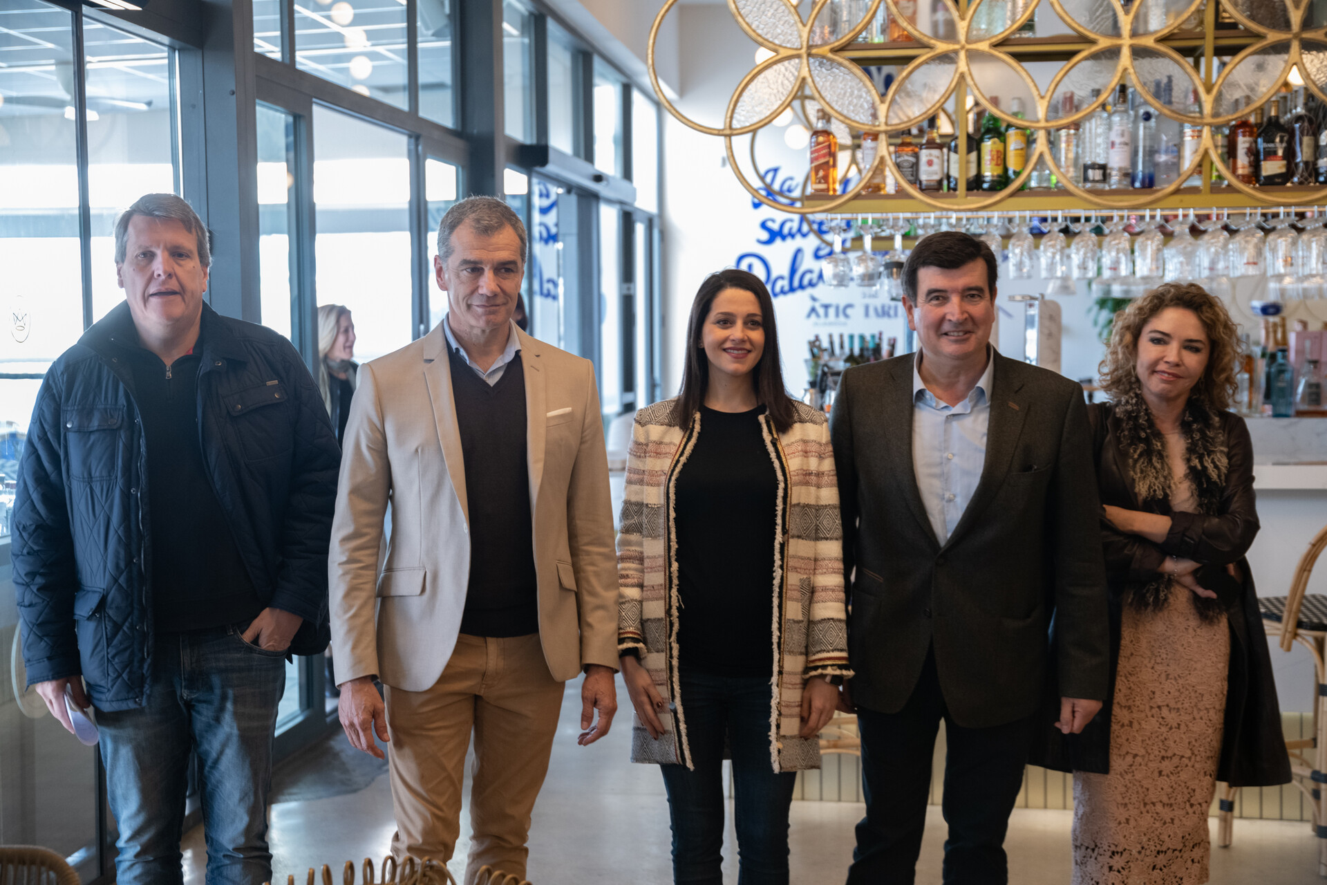 Cantó, Arrimadas, Cantó y Martín en el último acto en València. Foto: KIKE TABERNER - 