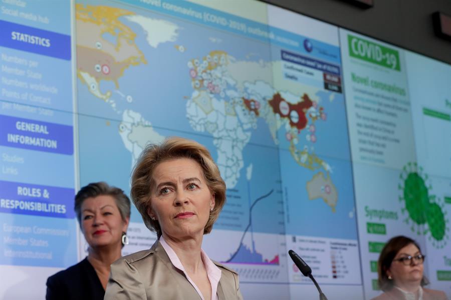 La UE crea un equipo de Coordinación Respuesta al coronavirus con cinco comisarios