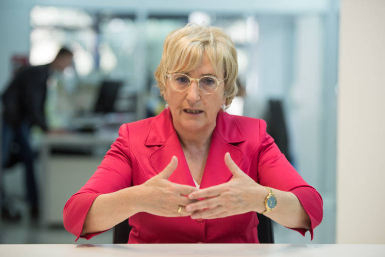  La consellera de Sanidad, Ana Barceló. Foto: RAFA MOLINA  - 