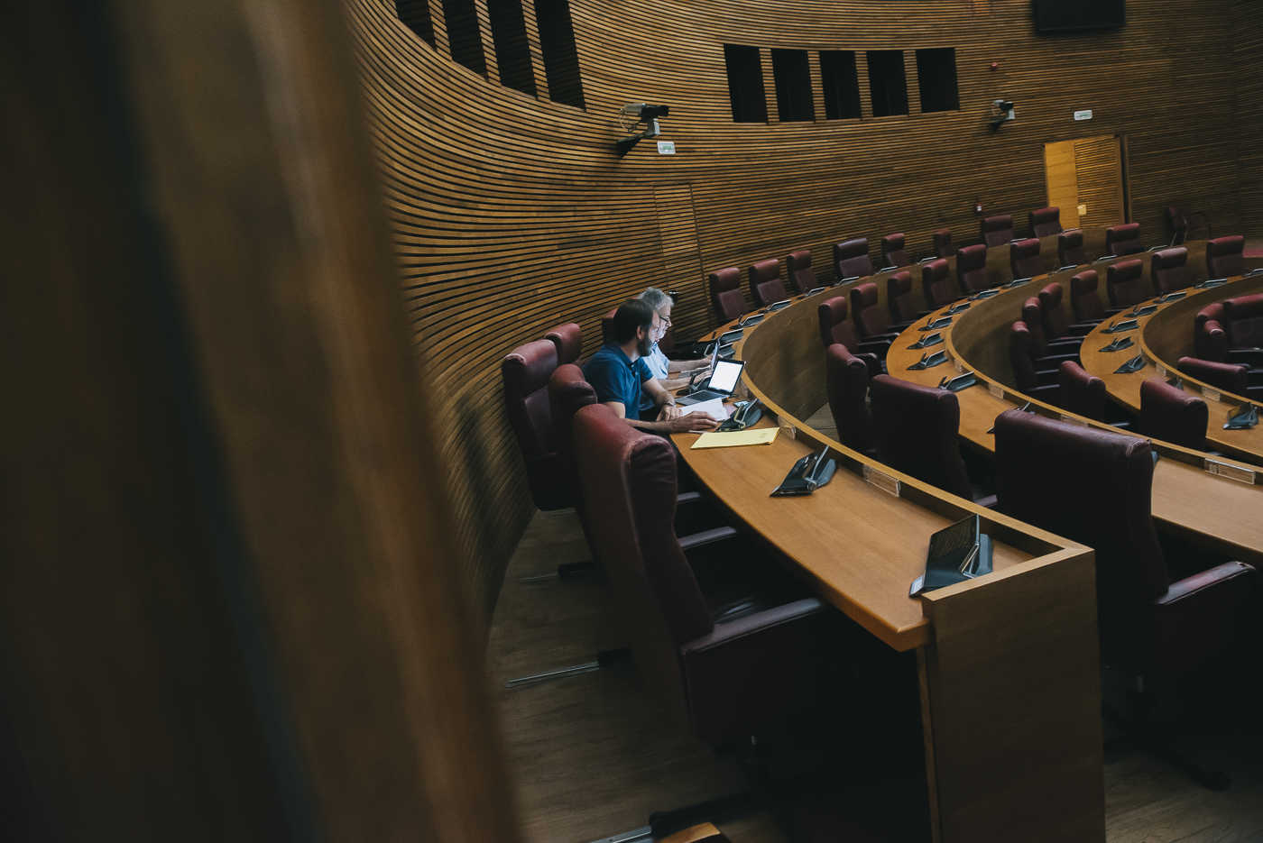 Los ex de Ciudadanos montan un 'coworking' en el hemiciclo tras quedarse sin despacho