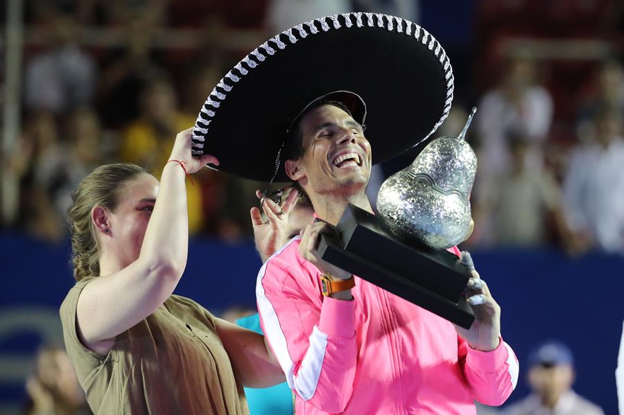 Rafa Nadal gana el Abierto de Acapulco y suma el título 85 de su carrera