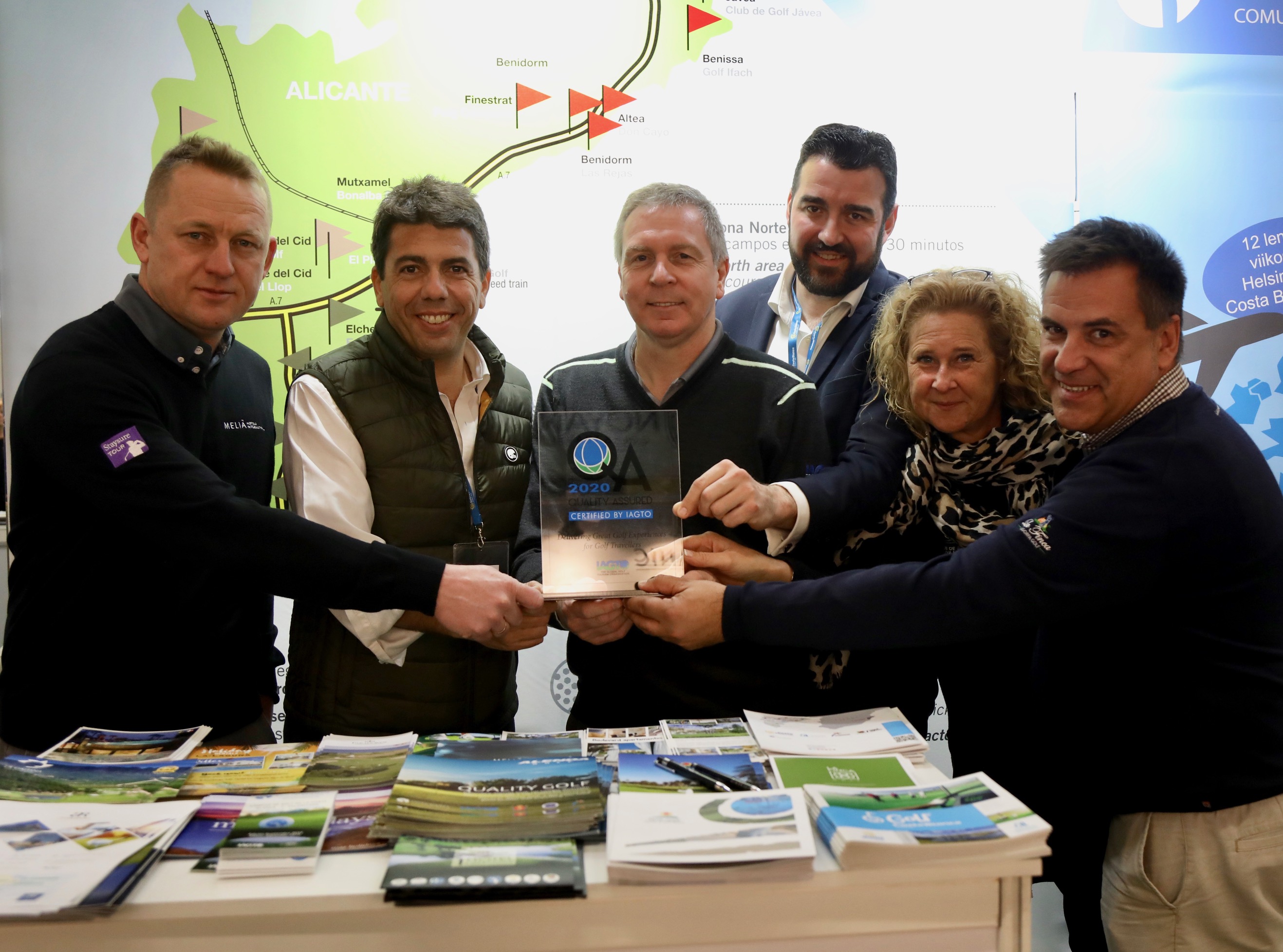 La Costa Blanca será en 2020 el primer destino peninsular de golf con sello de calidad 
