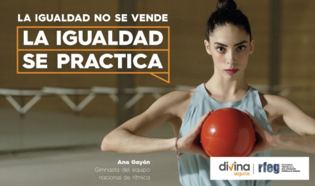Divina Pastora lanza una campaña en materia de igualdad con las componentes de los equipos nacionales de rítmica y artística femenina