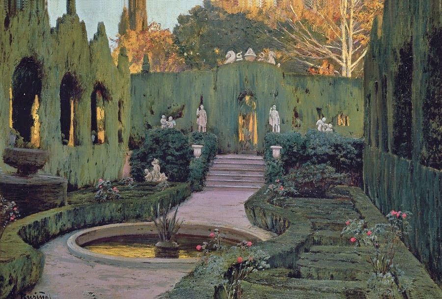 Jardines de Monforte. Santiago Rusiñol - 