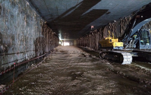 Terminan de excavar el túnel de entrada del AVE a Murcia