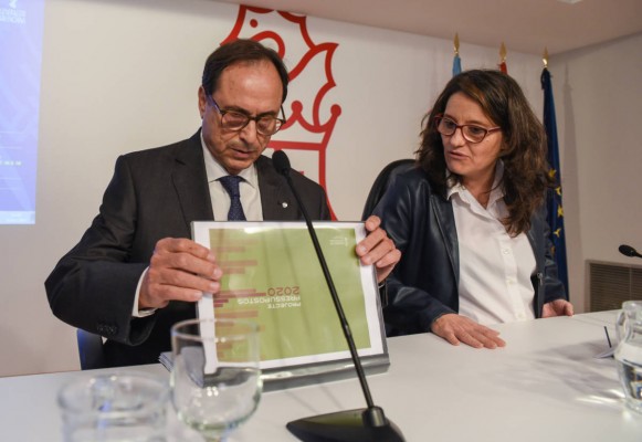 La Generalitat cierra 2019 con un resultado negativo de 843 millones, 131 millones menos