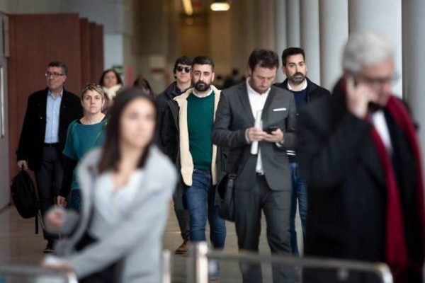Un fallo eléctrico en la Ciudad de la Justicia obliga a suspender la
declaración de Fuset