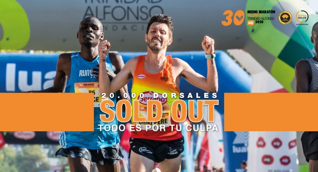 El Medio Maratón Valencia vende los 20.000 dorsales
disponibles para su 30ª edición
