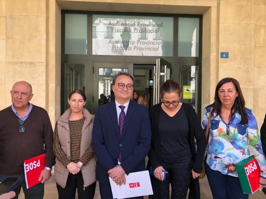 El PSPV-PSOE de Alicante denuncia en Fiscalía la 'alteración' de sus iniciativas políticas de pleno