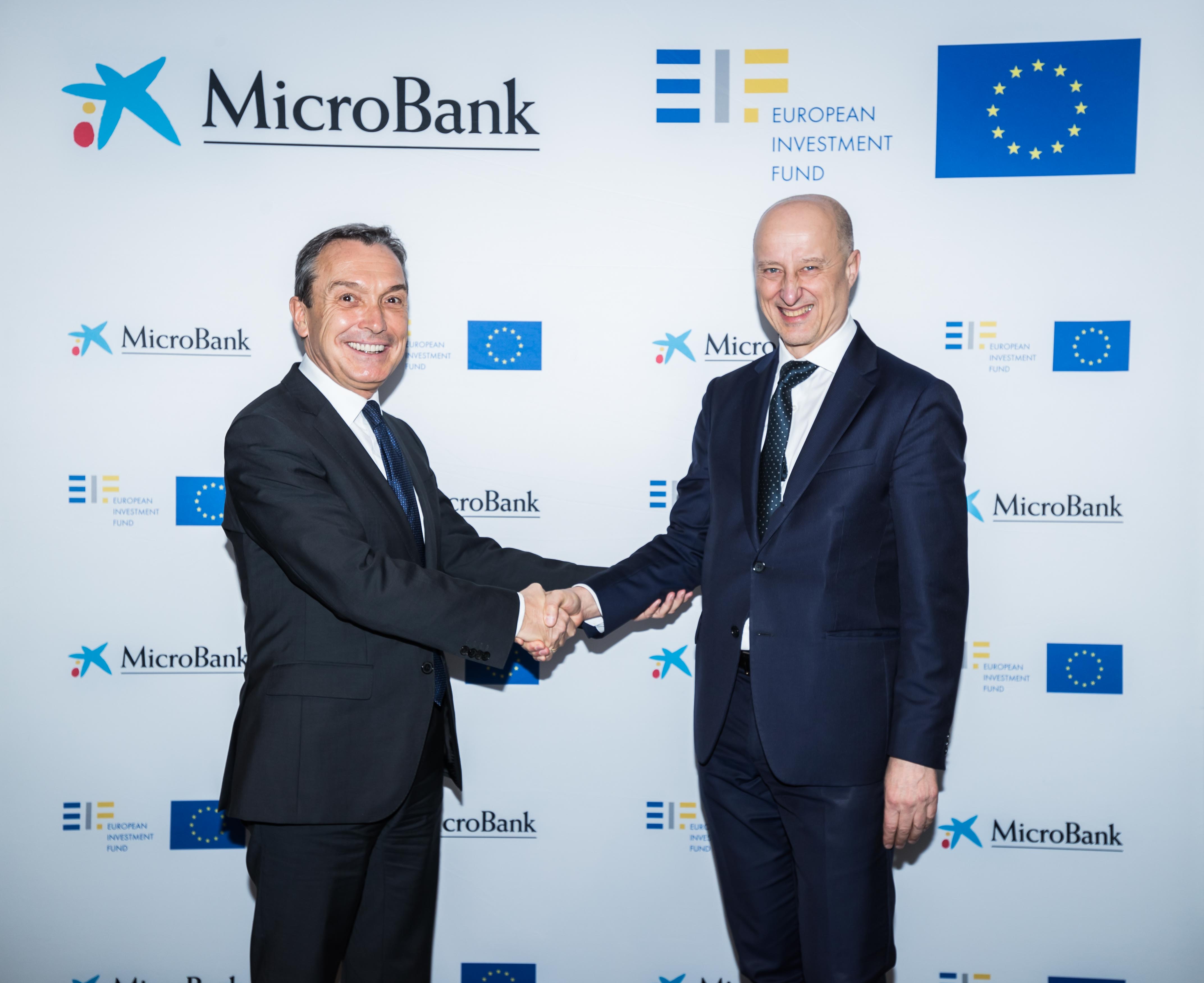MicroBank y el FEI financiarán 45.000 proyectos de emprendedores y microempresas

