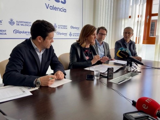 El PP propone cambiar el sentido de Sant Vicent Màrtir para peatonalizar el Ayuntamiento 