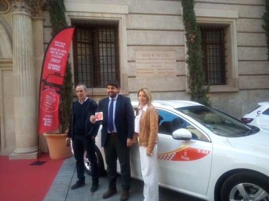 Campaña de seguridad en los taxis: 