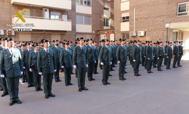 Un total de 86 nuevos guardias civiles se incorporan a la provincia