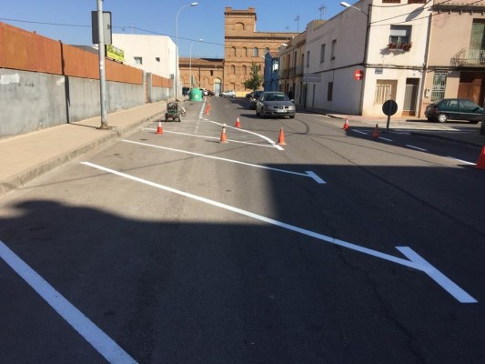 Vila-real culmina el pàrking en espiga al carrer Cordó per a millorar la seguretat i la mobilitat