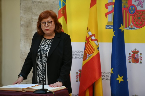 Gloria Calero muestra su apoyo a Ábalos: 