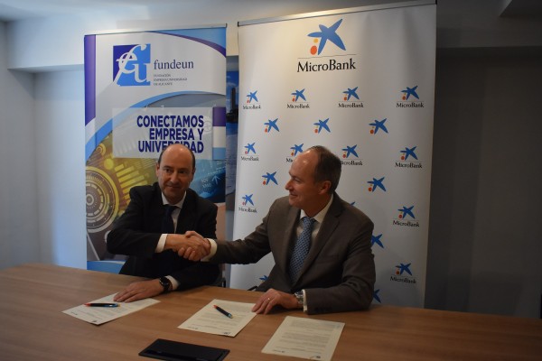 Fundeun y MicroBank suscriben un convenio de colaboración para impulsar la actividad emprendedora
