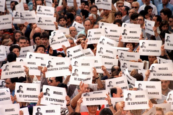 20 años del secuestro y asesinato de Miguel Ángel Blanco
