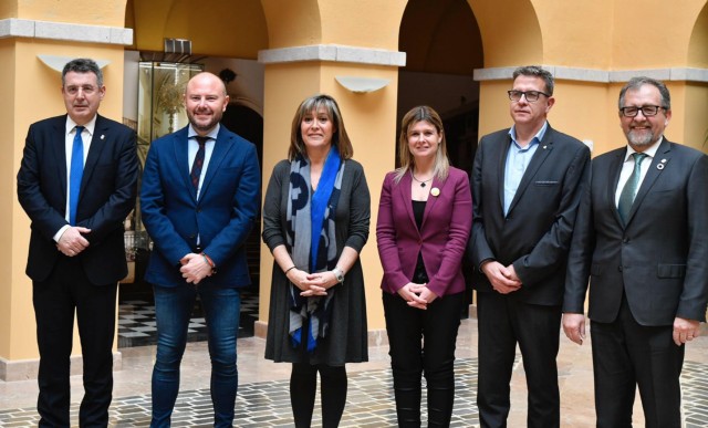 Castellón presenta junto a 5 diputaciones un frente en común para impulsar el Corredor Mediterráneo