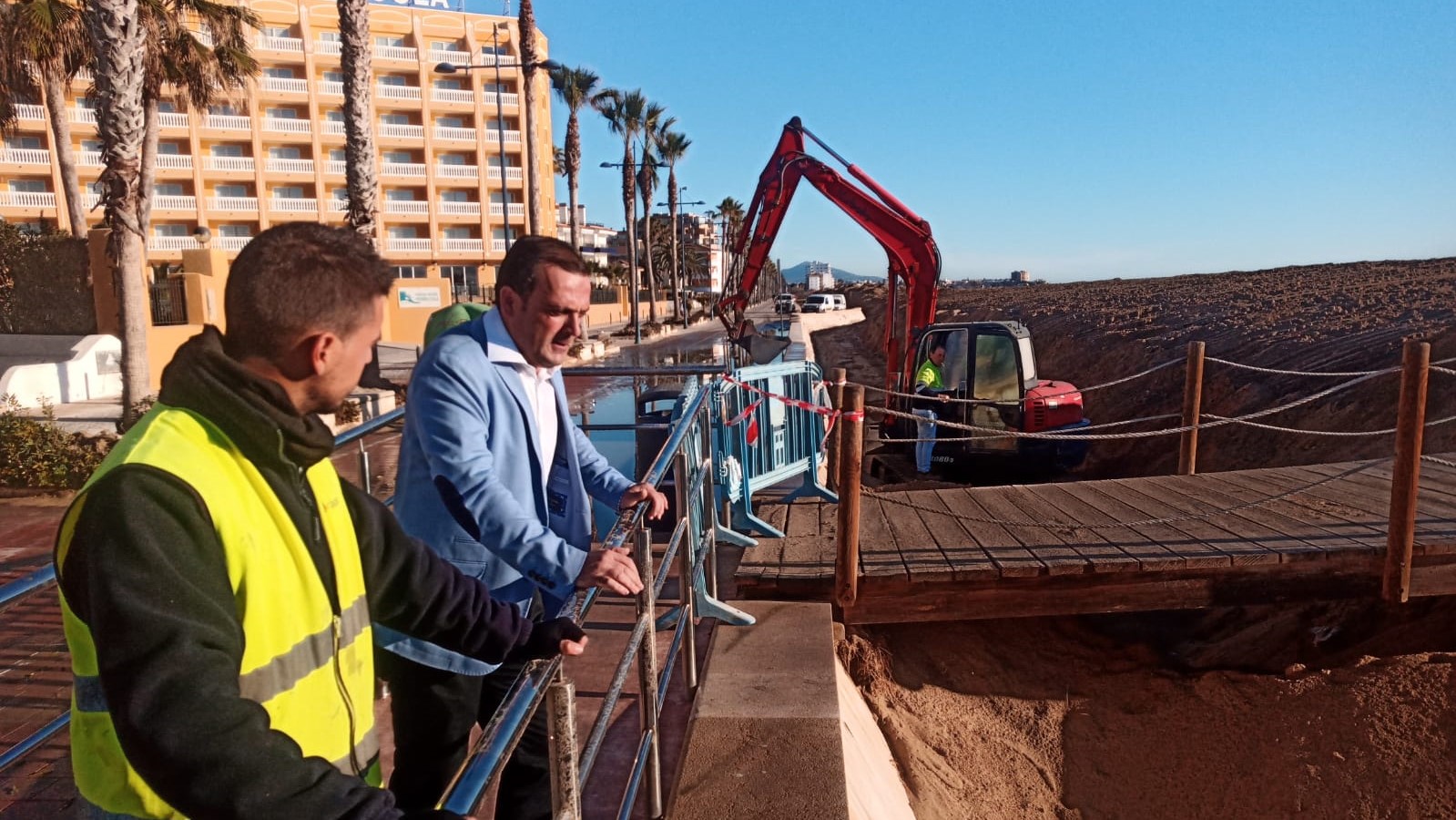 Costas retoma la recuperación de las playas de Peñíscola para finalizar antes de Semana Santa 