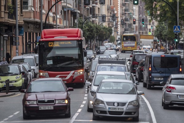 Cortes de calles este viernes entre las 11 y las 14 horas en Murcia por la manifestación