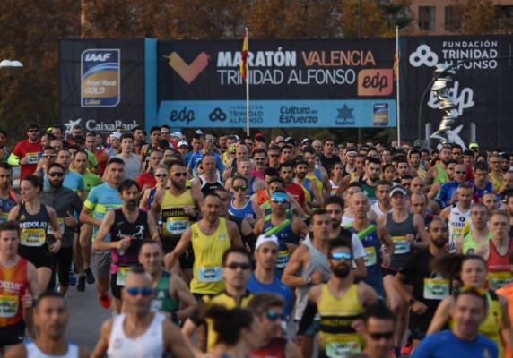El Maratón Valencia cuelga el cartel de dorsales agotados para el 40 aniversario casi 10 meses antes