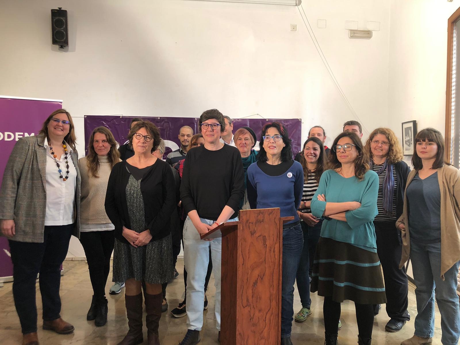 Pilar Lima anuncia su candidatura para dirigir Podem y rompe la vía del consenso