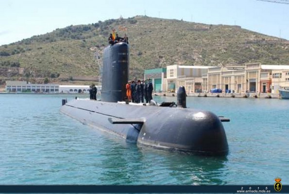 El submarino Mistral se coge la jubilación este verano tras 35 años de servicio
