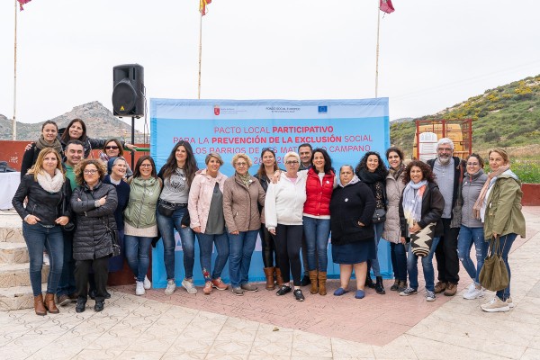 La vicealcaldesa Arroyo pide a los vecinos de Lo Campano que se impliquen para la integración social del barrio cartagenero