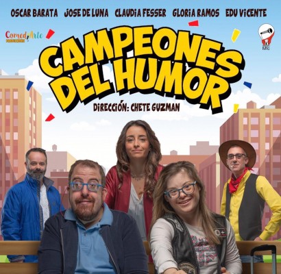 Gloria Ramos y José de Luna aterrizan en el teatro Apolo de El Algar con 'Campeones del humor'