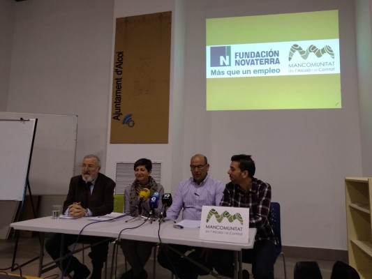 El servicio de integración sociolaboral Novaterra pide llegar a los pequeños municipios en l'Alcoià y el Comtat 