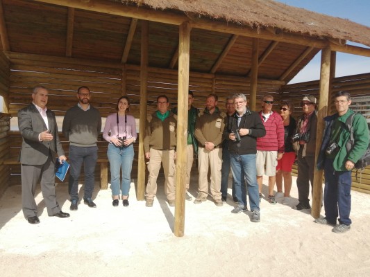 El paraje natural del Clot de Galvany cuenta con un nuevo observatorio