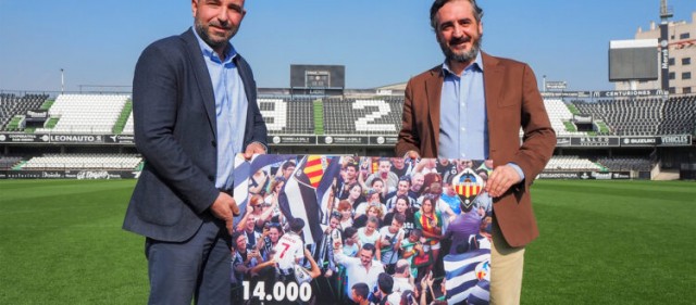 El Castellón alcanza su tope y récord histórico de 14.000 abonados