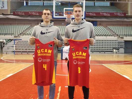 Radicevic y Malmanis llegan a Murcia “con energía, ambición y buscando minutos”