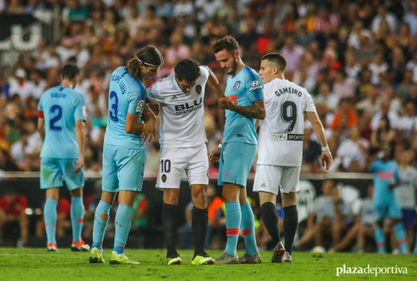 El Valencia lleva cuatro visitas del Atlético sin conseguir la victoria
