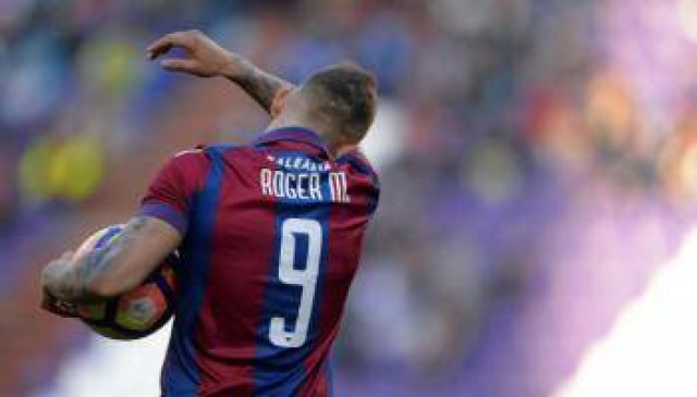Roger lleva un promedio goleador para batir el récord de Koné en el Levante
