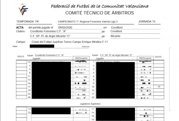 ¿Hubo insultos machistas en el Crevillente-SPA?