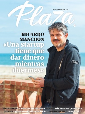 Eduardo Manchón, portada de la revista Plaza