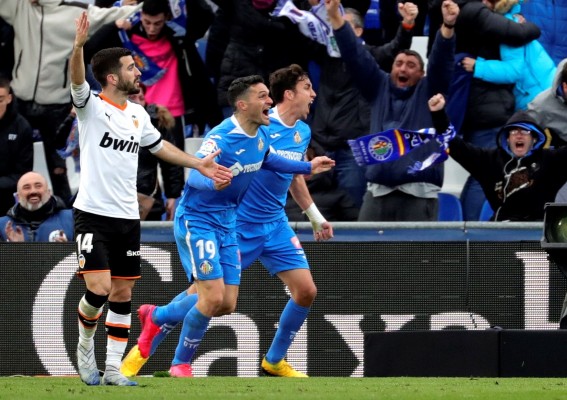 Vergonzosa derrota del Valencia en Getafe