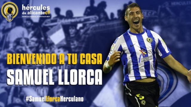 El Hércules anuncia la incorporación de Samuel Llorca