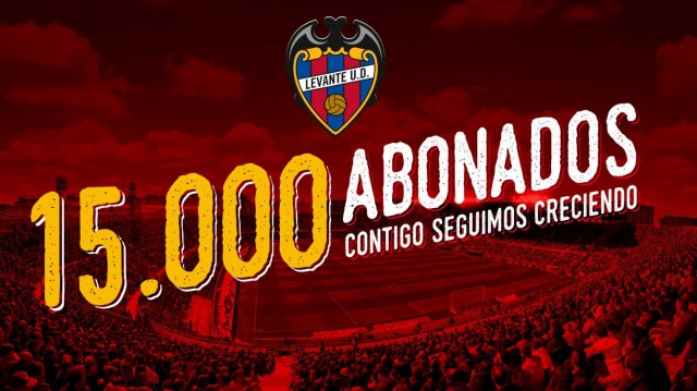 El Levante alcanza los 15.000 abonados