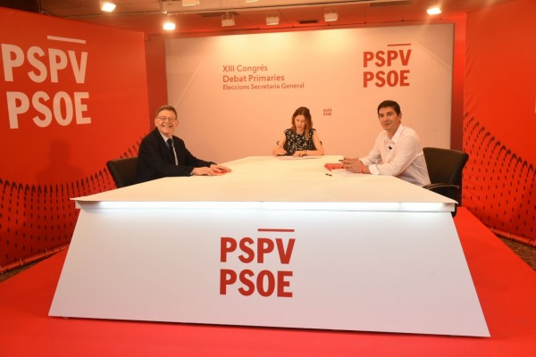 Puig exhibe su gestión en el Consell y García golpea con la organización del PSPV