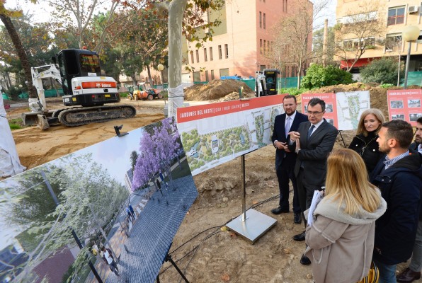 Un pulmón verde de 70.000 metros enlazará con caminos peatonales cuatro parques de Murcia