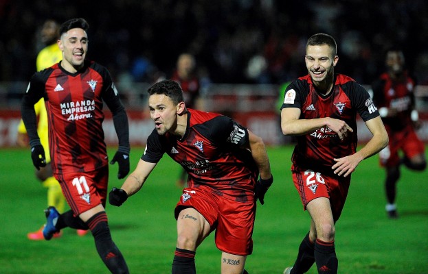 El Mirandés se planta en semifinales tras tumbar al Villarreal