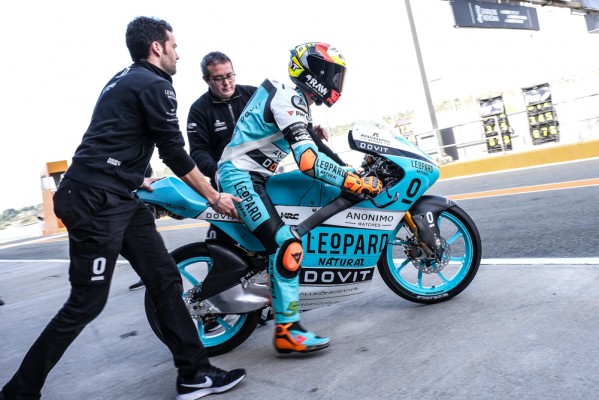 Jaume Masià comienza su puesta a punto en el Circuit Ricardo Tormo