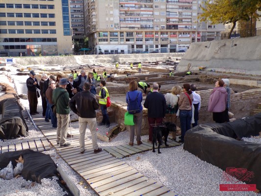 El yacimiento de San Esteban estrena iluminación con un recorrido de luz y sonido