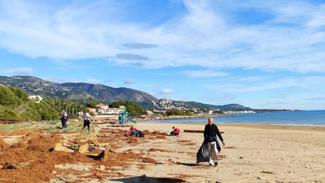 Més de cent voluntaris recullen 1000 quilos de residus trobats a les platges d'Alcossebre