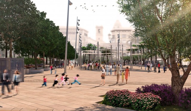 València convoca un concurso para elegir al equipo que dirigirá las obras de la Plaza de la Reina